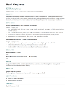 Polished — ATS-friendly resume template from Get Set Shortlist